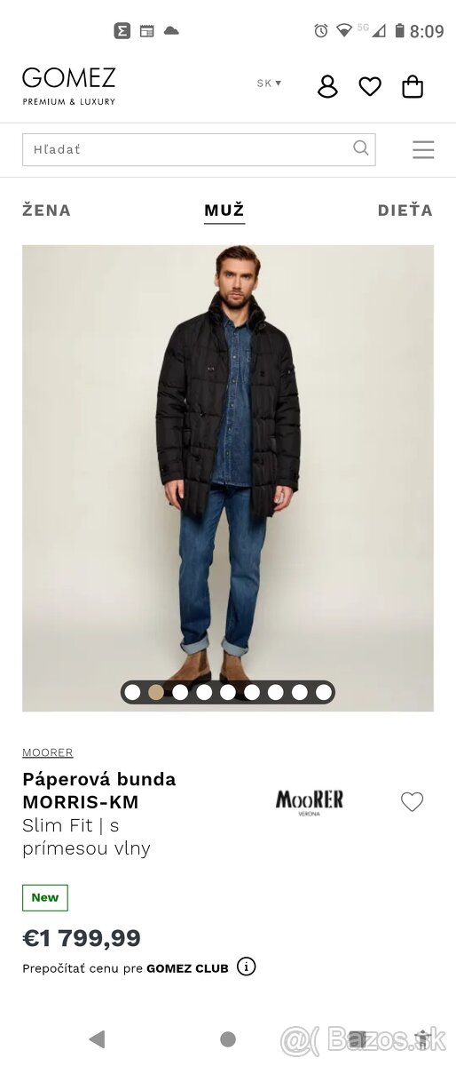 Paperová bunda,MooRER,ITALY Verona,54-MORIS-KM - 3