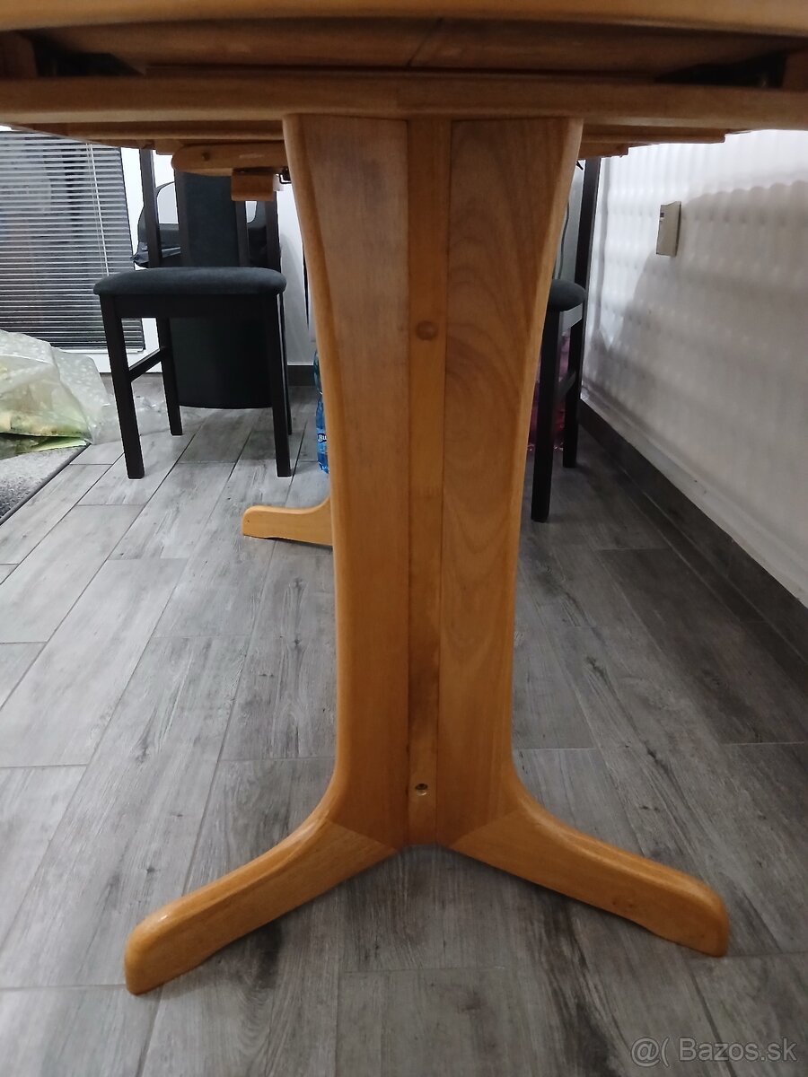 Rozkladací dubový stôl - 3