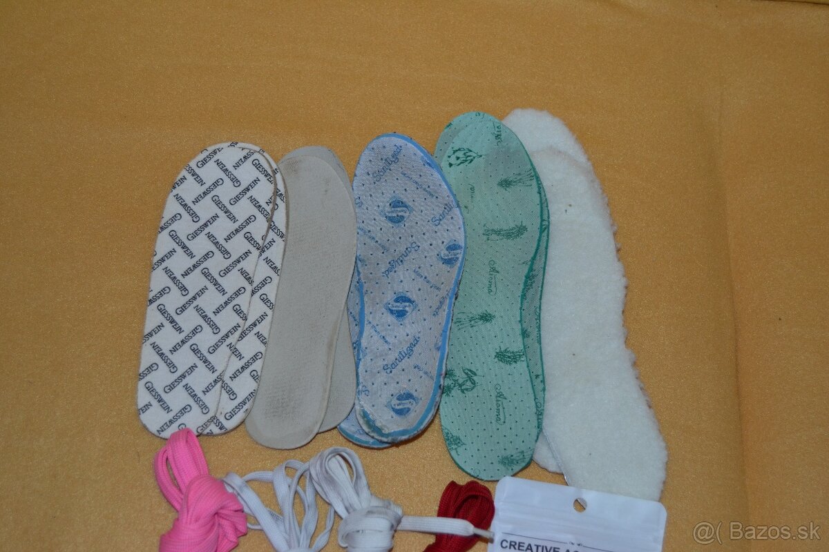 Do topánok vložky+šnúrky 10ks - 3