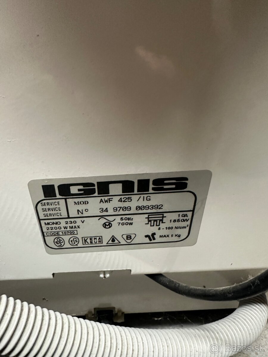 Predám práčku Ignis AWF 425 - 3