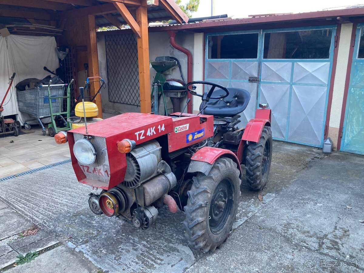 Predám malotraktor TZ 4K 14 - 3