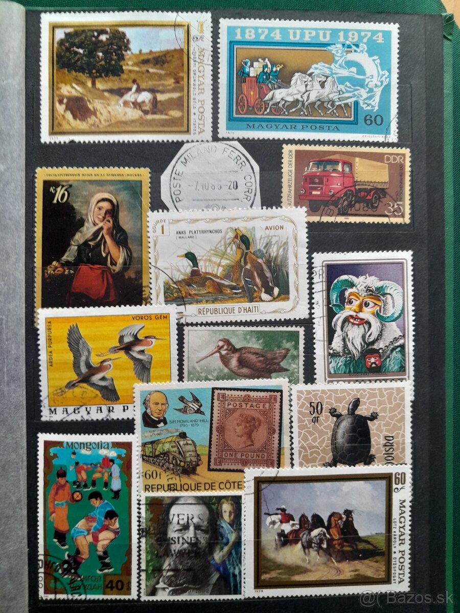Zbierka znamky rôzne - 3