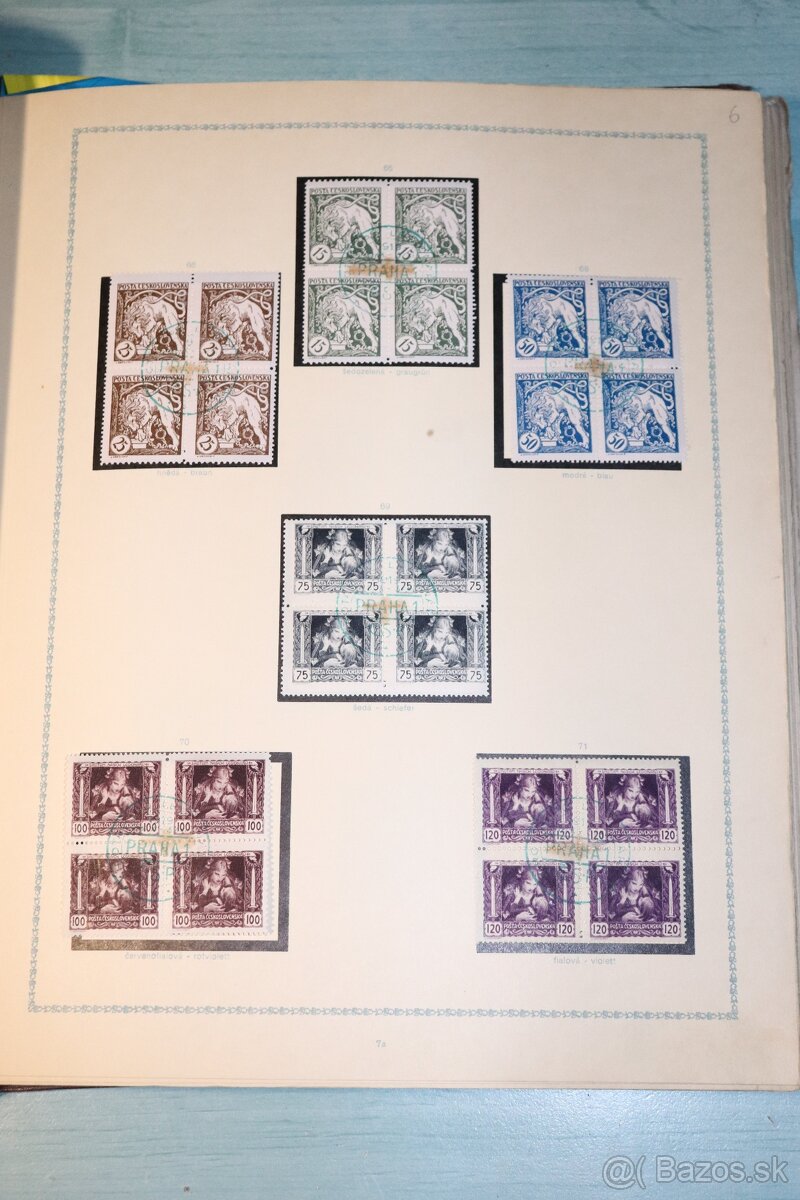 Zbierka známok Česko Slovensko od 1918 až 1944 - 3