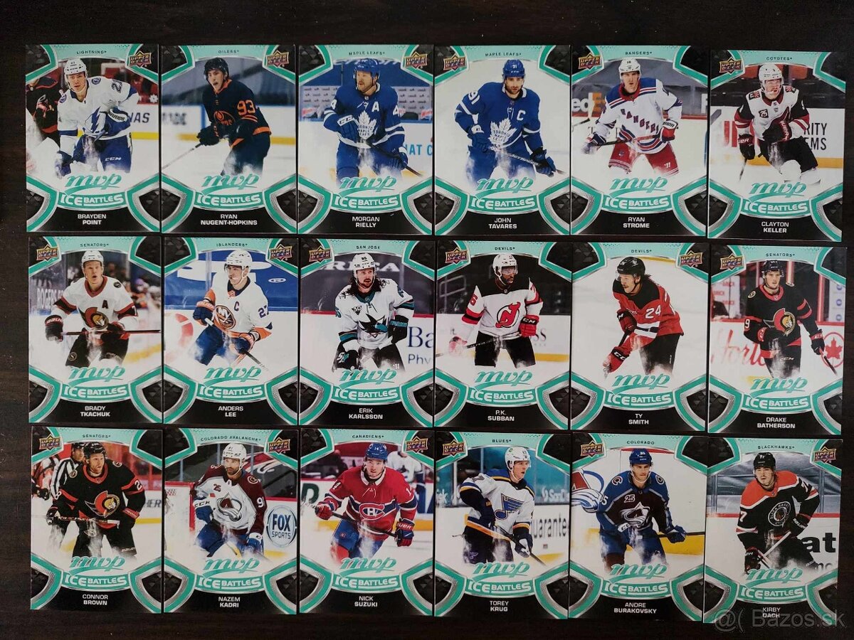 Predám kartičky NHL novšie ročníky (MVP,UD series) - 3