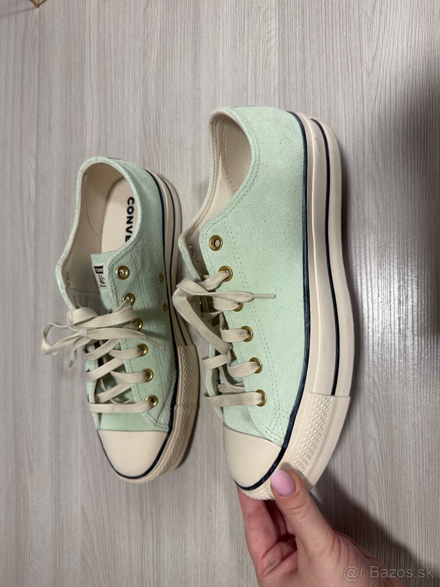 Zelené Converse tenisky - 3