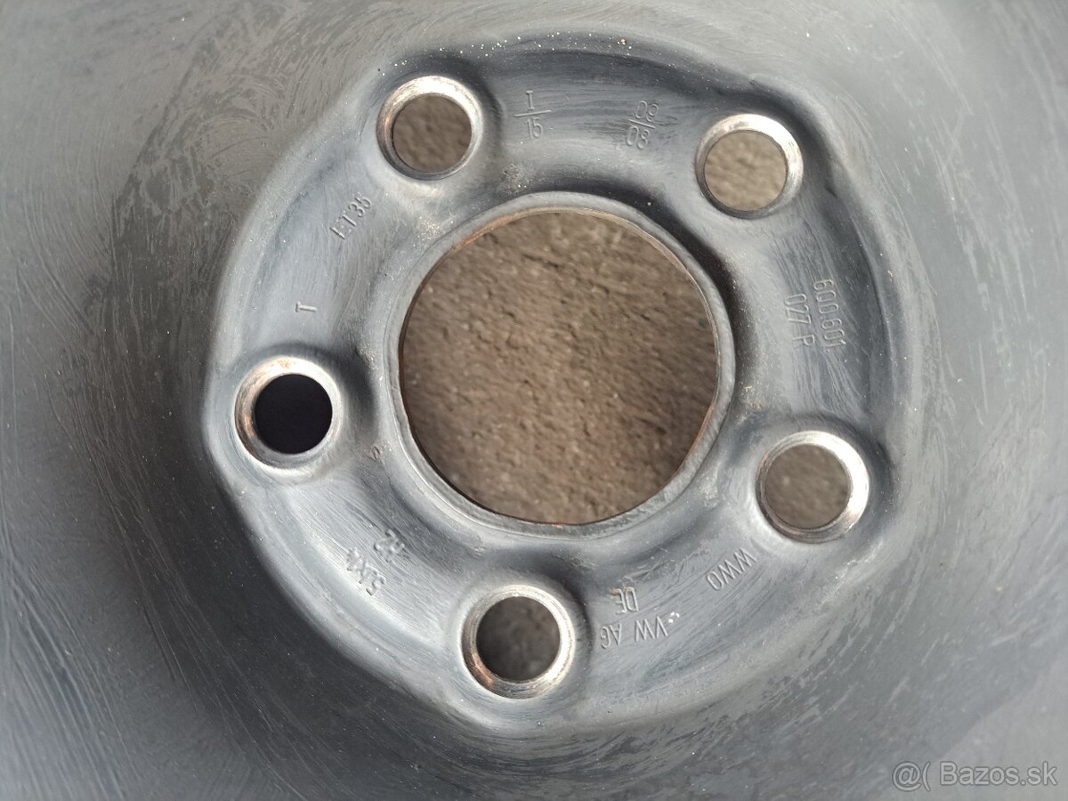 5x100 R14 plechove disky - 3