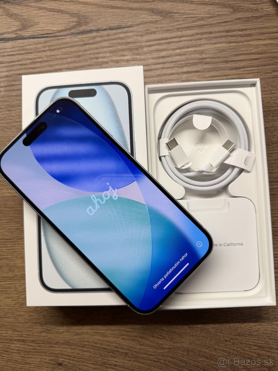 Iphone 15, 128GB, Modrý - 3