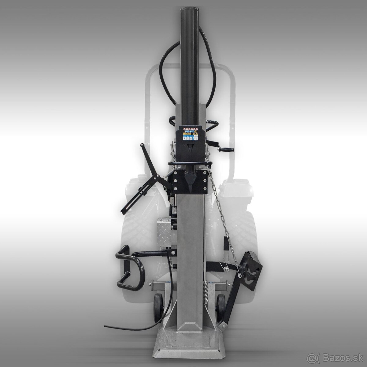 Štiepačka dreva Jansen TS-30K, 30 t kombi (PTO + elektrika), - 3