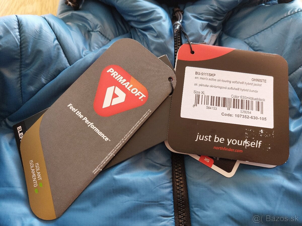 NOVÁ skialp bunda Northfinder OHNISTE XL - Primaloft Gold - 3