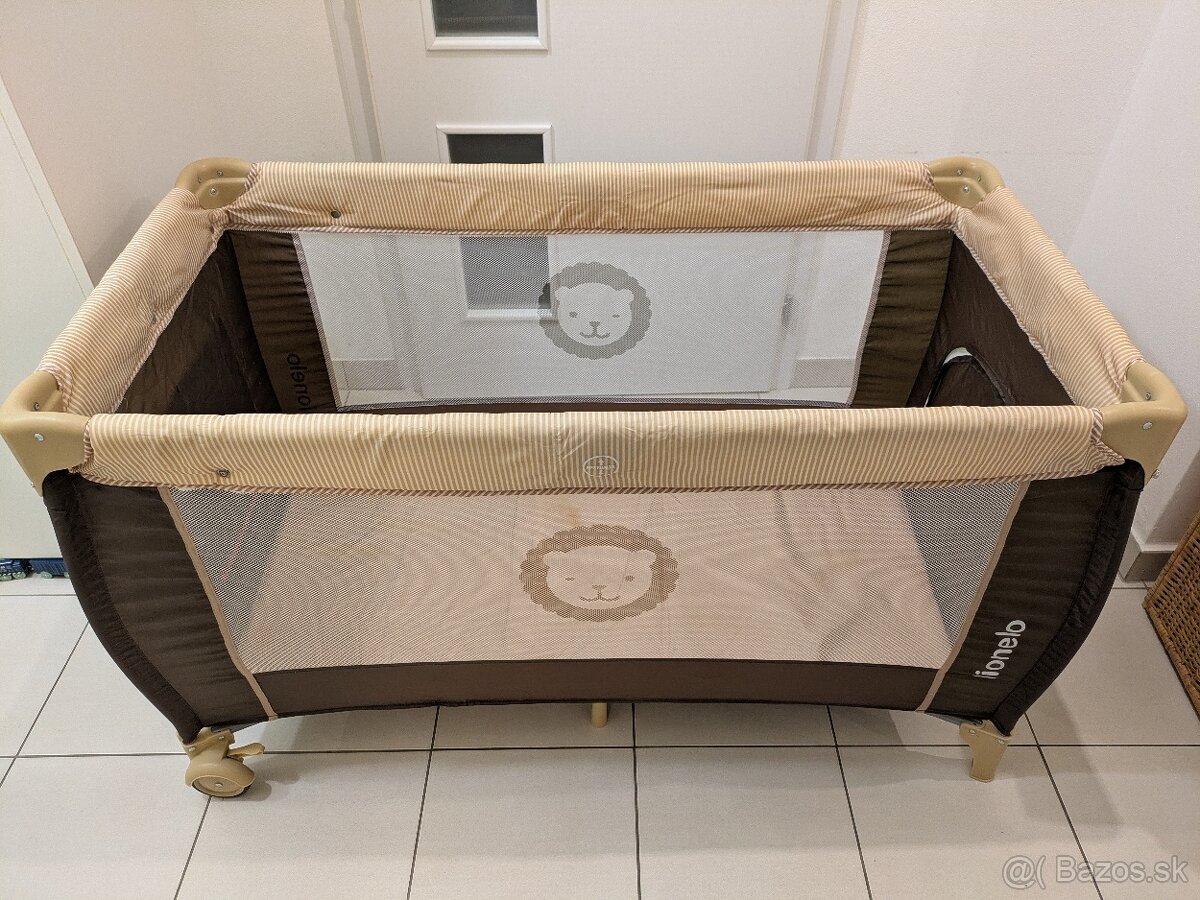 Cestovná postielka Lionelo Sven Plus (hnedá) - 3