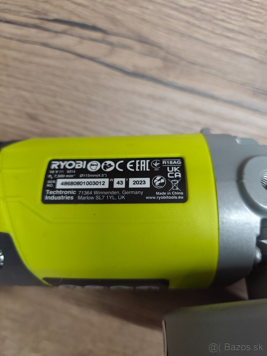 AKU uhlová brúska RYOBI R18AG - 3