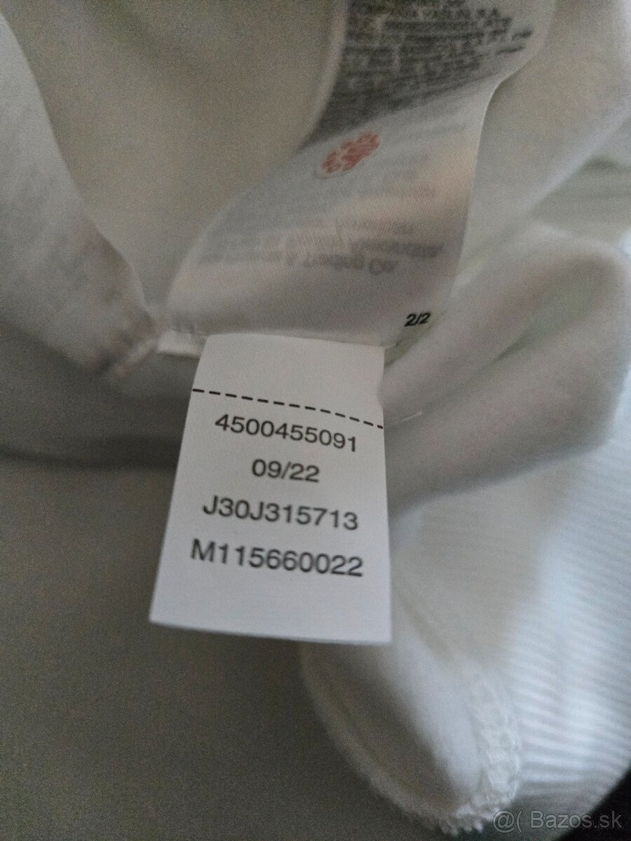 Pánska biela mikina Calvin Klein veľkosť L - 3