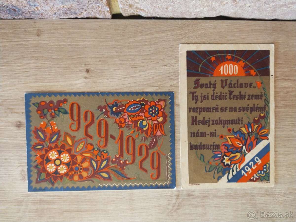 pohľadnice Kostelníček, Hlinka, slovenský štát, dobytčí pas - 3