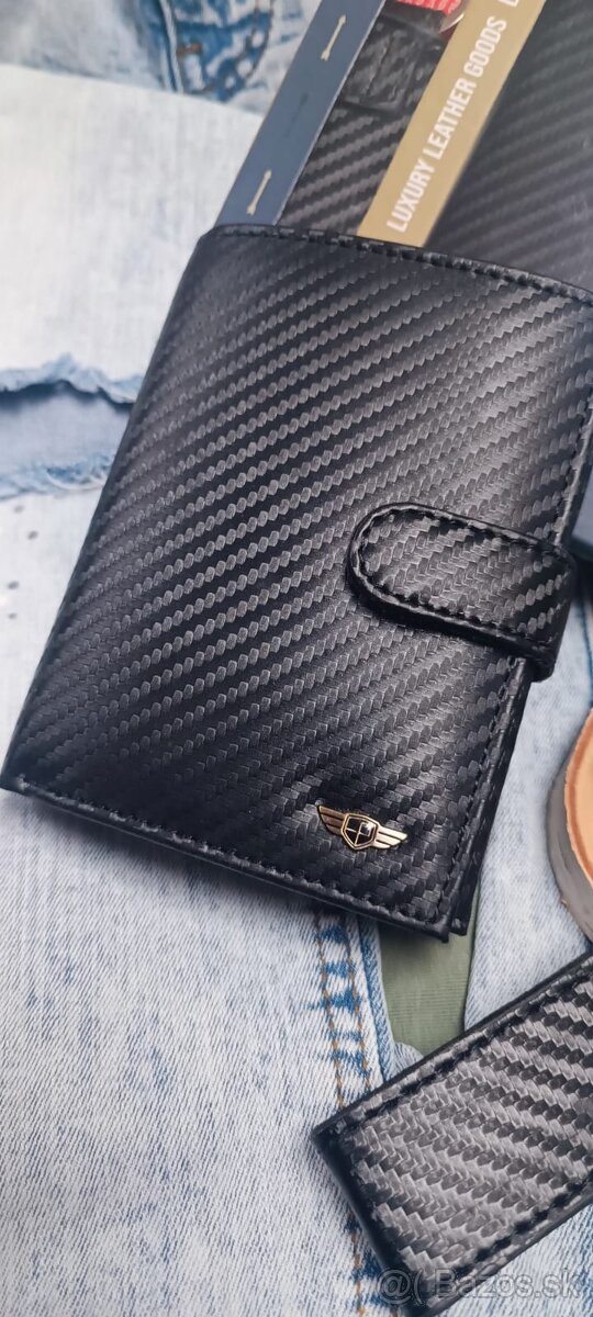 Kožená čierna peňaženka PeTerson - 3