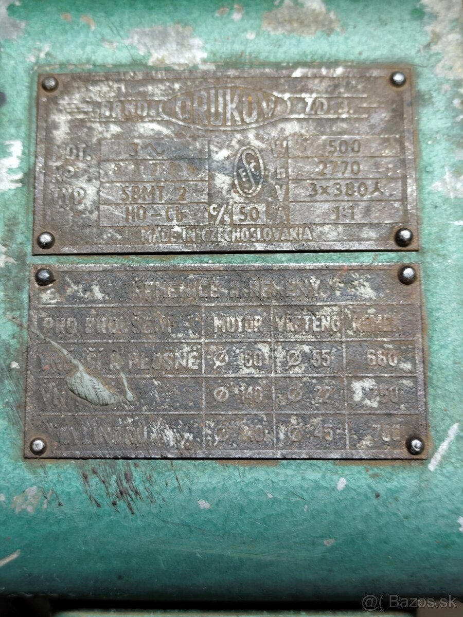 Suportová brúska Drukov SBMT 2 - 3