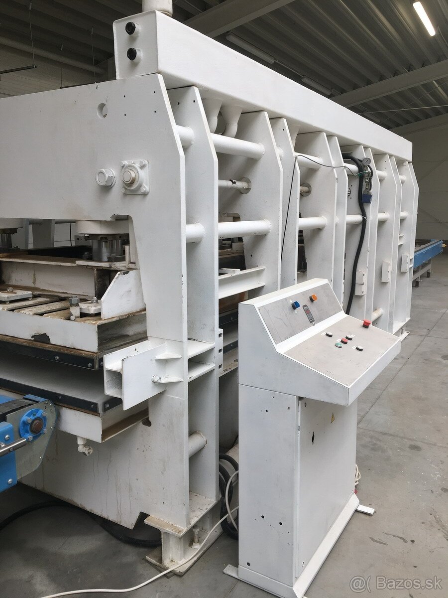 Průběžný dýhovací lis ORMA, desky 5100 x 1400 mm - 3