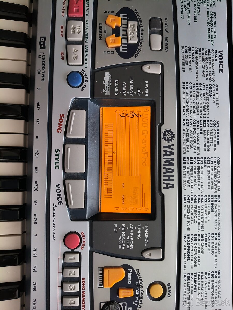 Yamaha PSR-280 TOP STAV ako nový v pôvodnej krabici. - 3