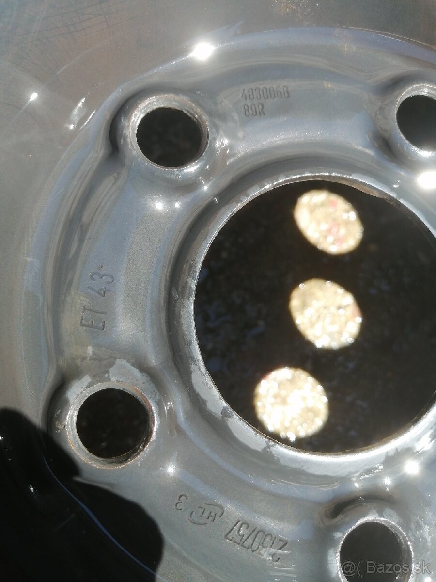 Sada disky s krytkami Renault r15. - 3