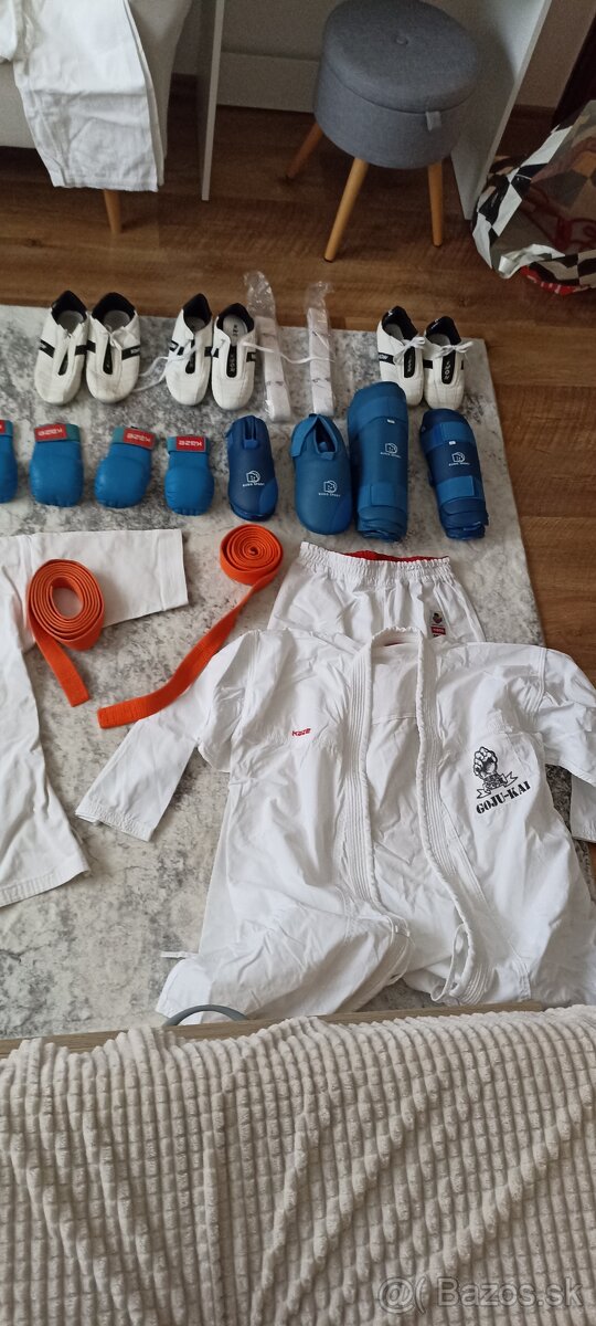 Kimono,chrániče,karate obuv - 3