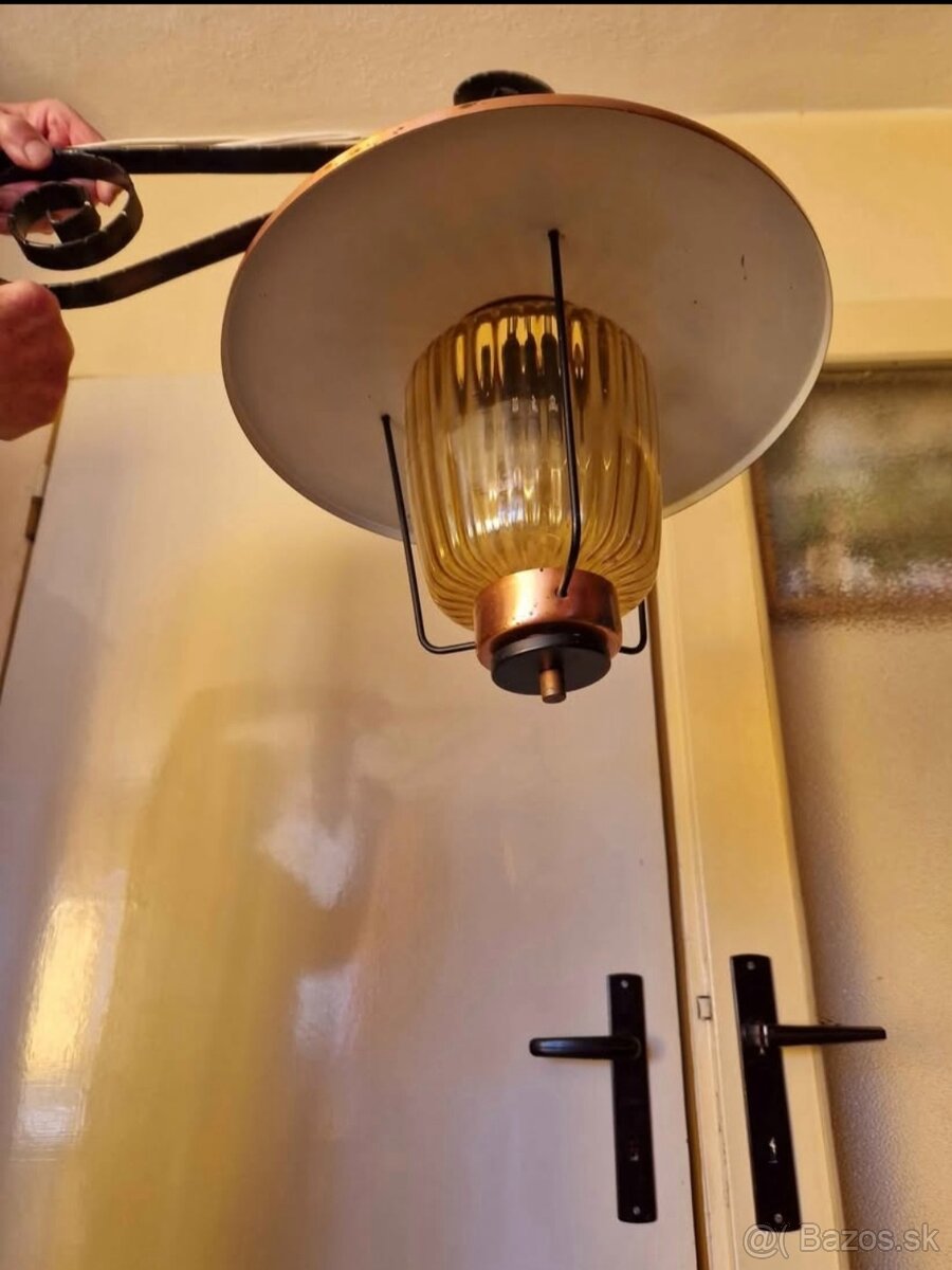 Retro kovova lampa - 3