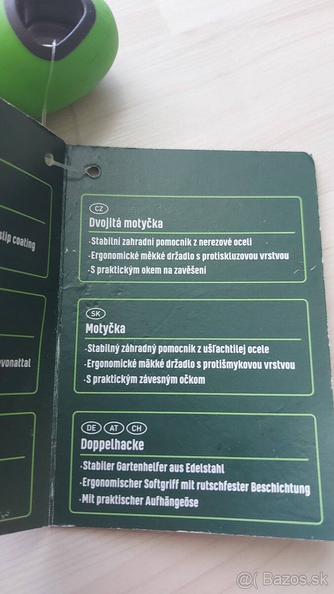 Záhradná motyčka Parkside NOVÁ - 3