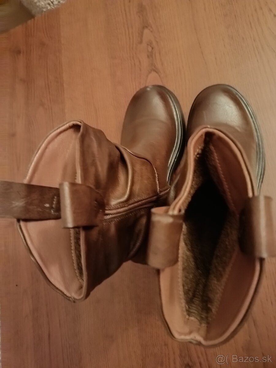 Kožené členkove čižmy - 3