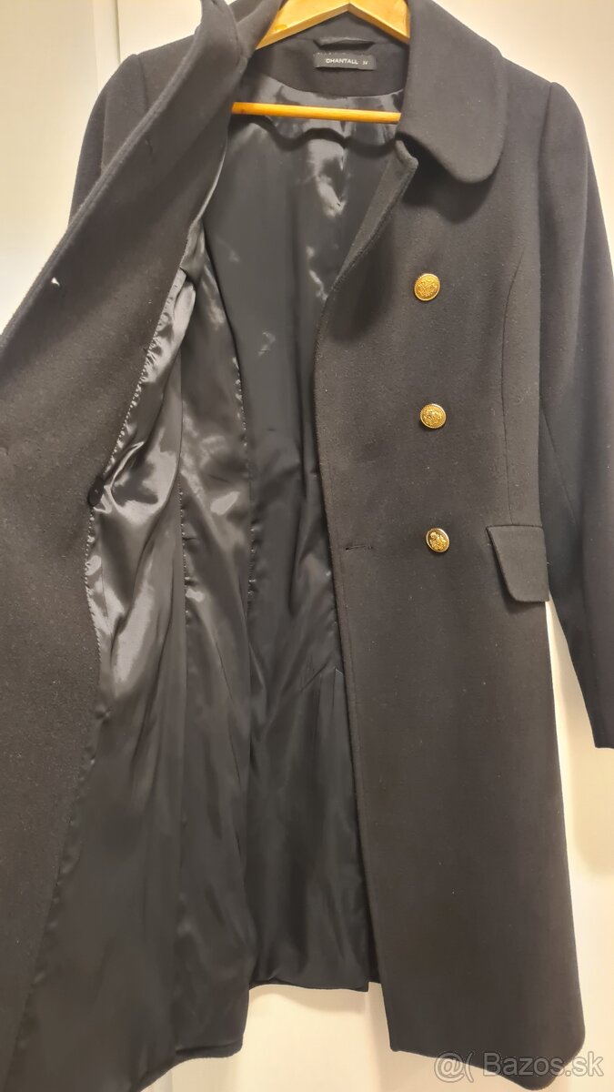 Kabát čierny Chantall - 3