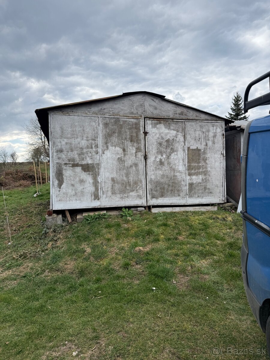 Plechová garáž skladacia - 3