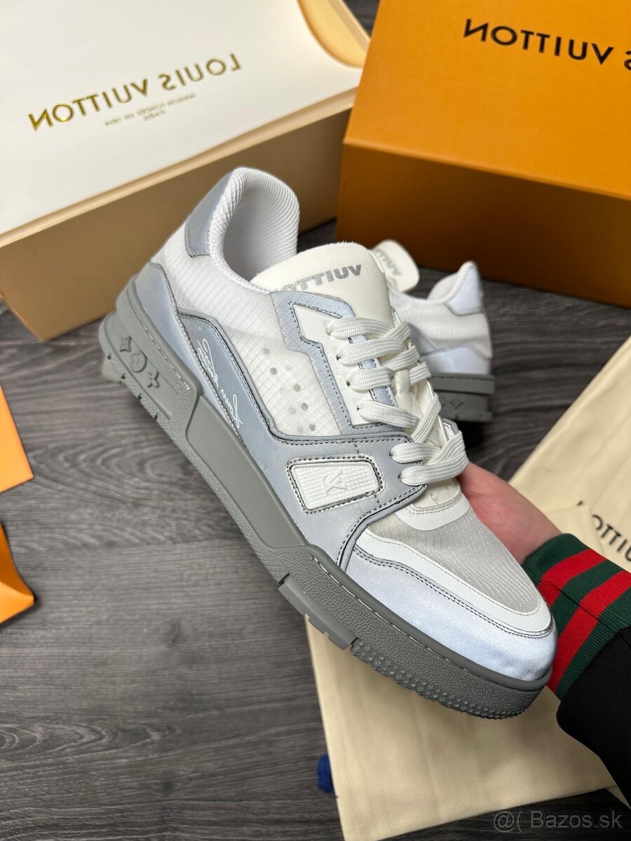 Louis Vuitton tenisky šede Komplet balenie - 3