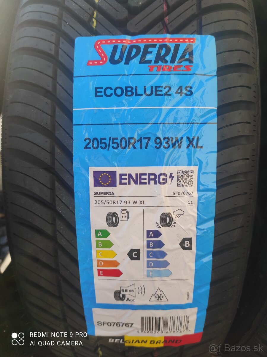 Celoročné pneumatiky Superia 205/50R17 93W XL - 3