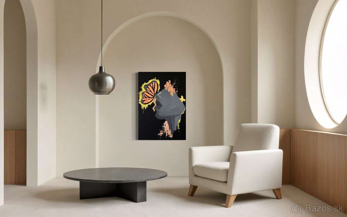 Obraz "butterfly face" - 3