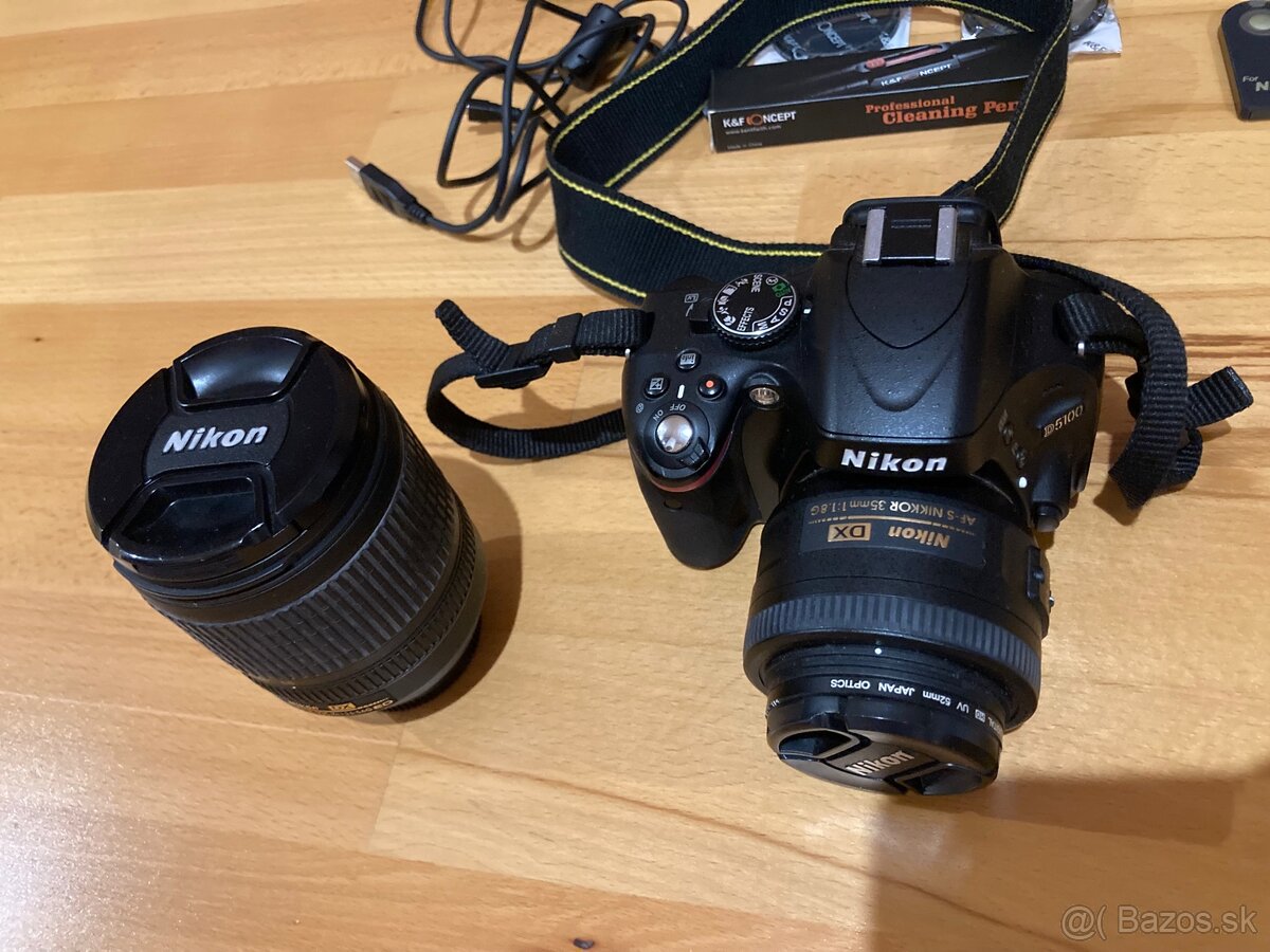 Nikon D5100 + 2 objektívy + príslušenstvo, znížená cena - 3