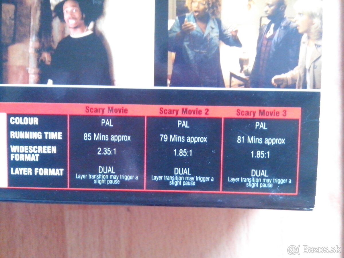 Predam original anglicke DVD -trilogy "Scary Movie 1,2,3". - 3