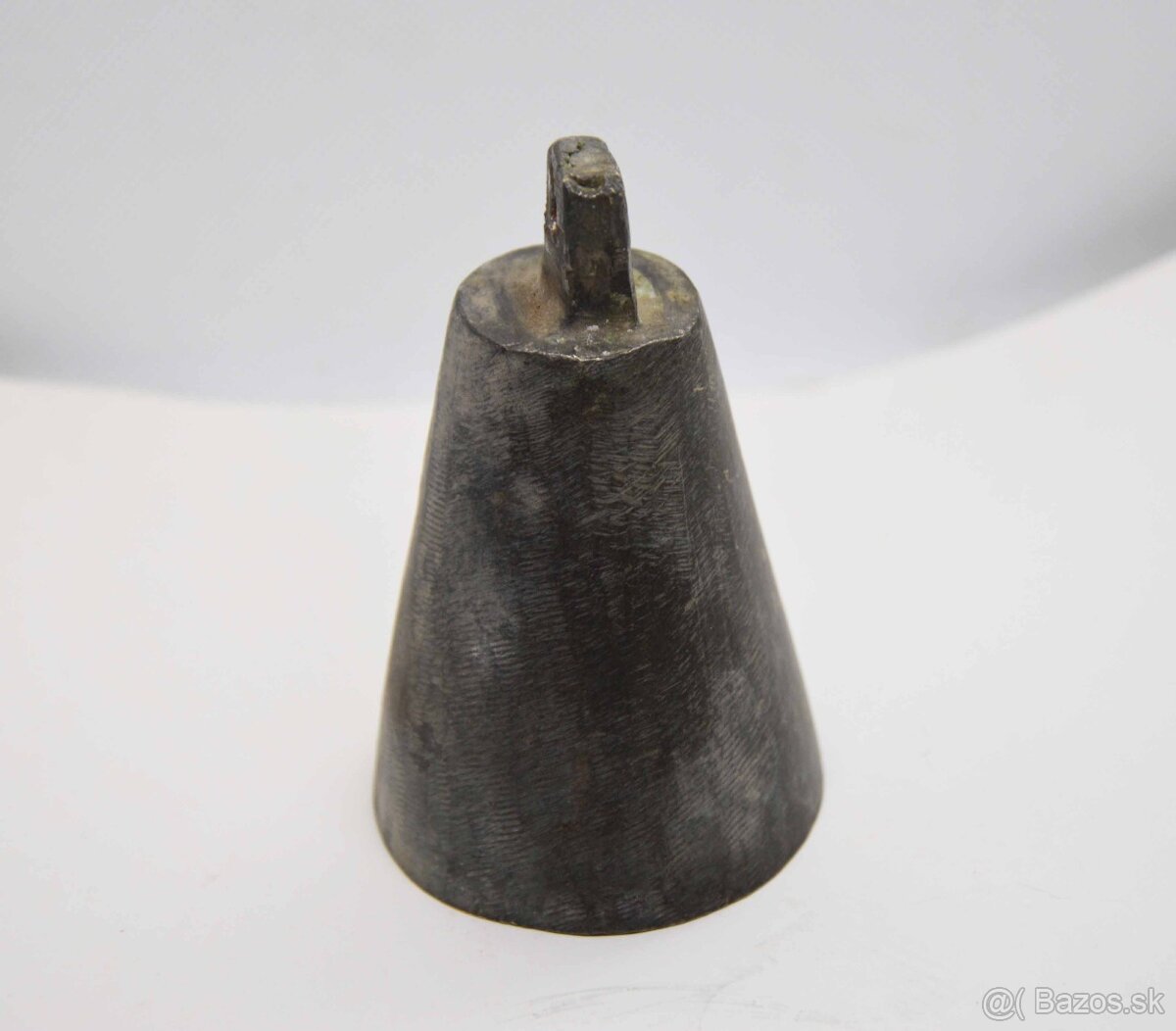 Starý mosadzný zvonec 9x6cm - 3