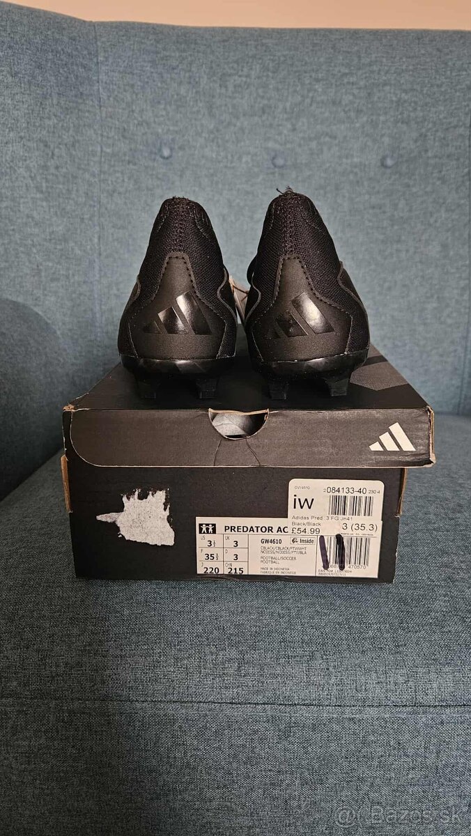 Kopačky Adidas Predator (Čierne) - 3