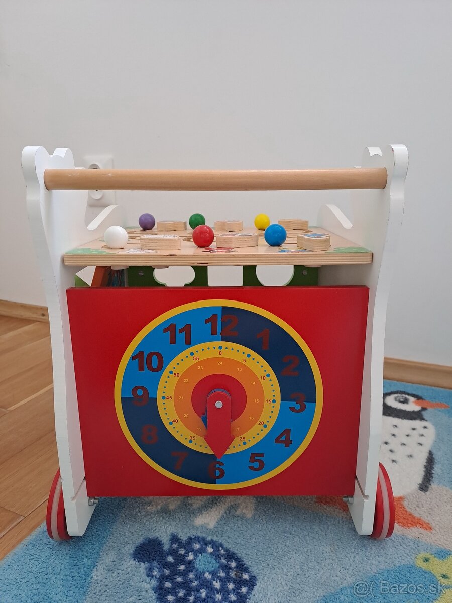 Drevene choditko pre deti Small Foot Medved - 3