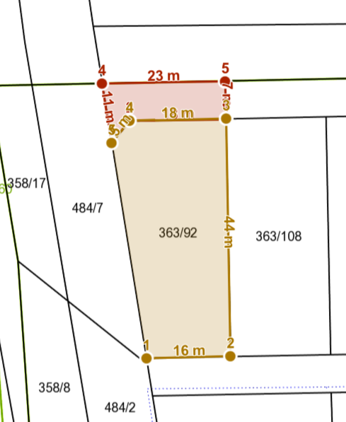 Pozemok v obci Žehňa - 3