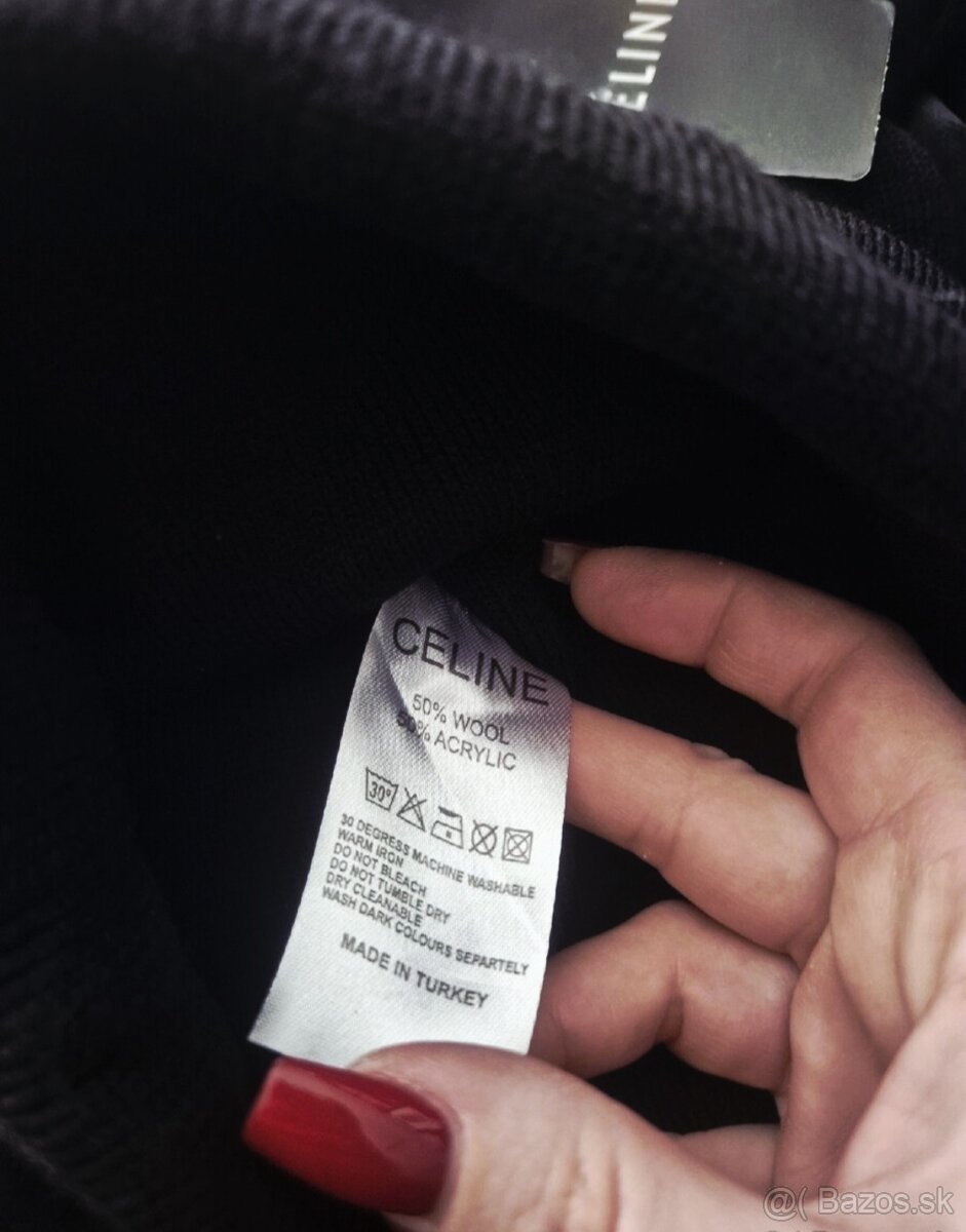 Čierna čiapka Céline - 3