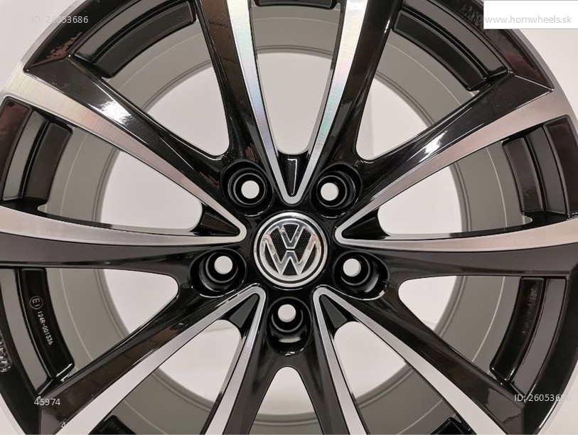 Vw Golf, Caddy alu disky 8X19 ET45 5X112 1237 - 3
