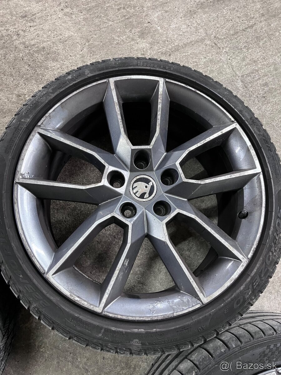 Alu disky originál škoda r18 5x112 Gemini - 3