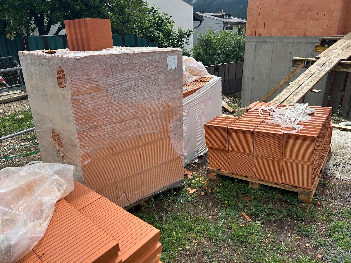 Brusene palene tehly na predaj, zostatok z RD - 3