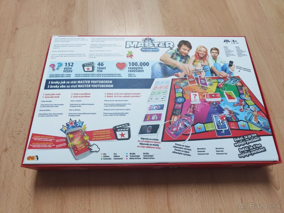 Spoločenská hra GO Master Youtubers - 3