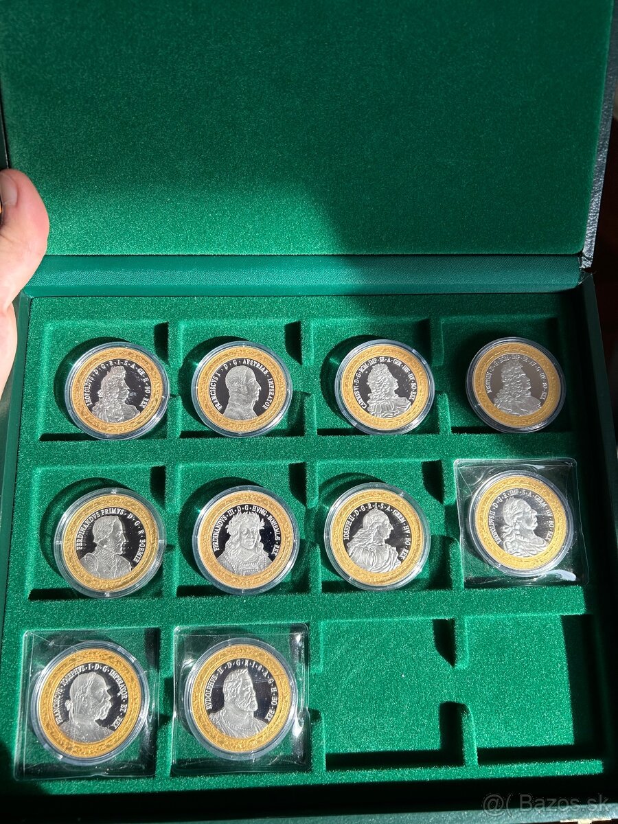 Investičné striebro , strieborné mince panovníci Ag 999 - 3