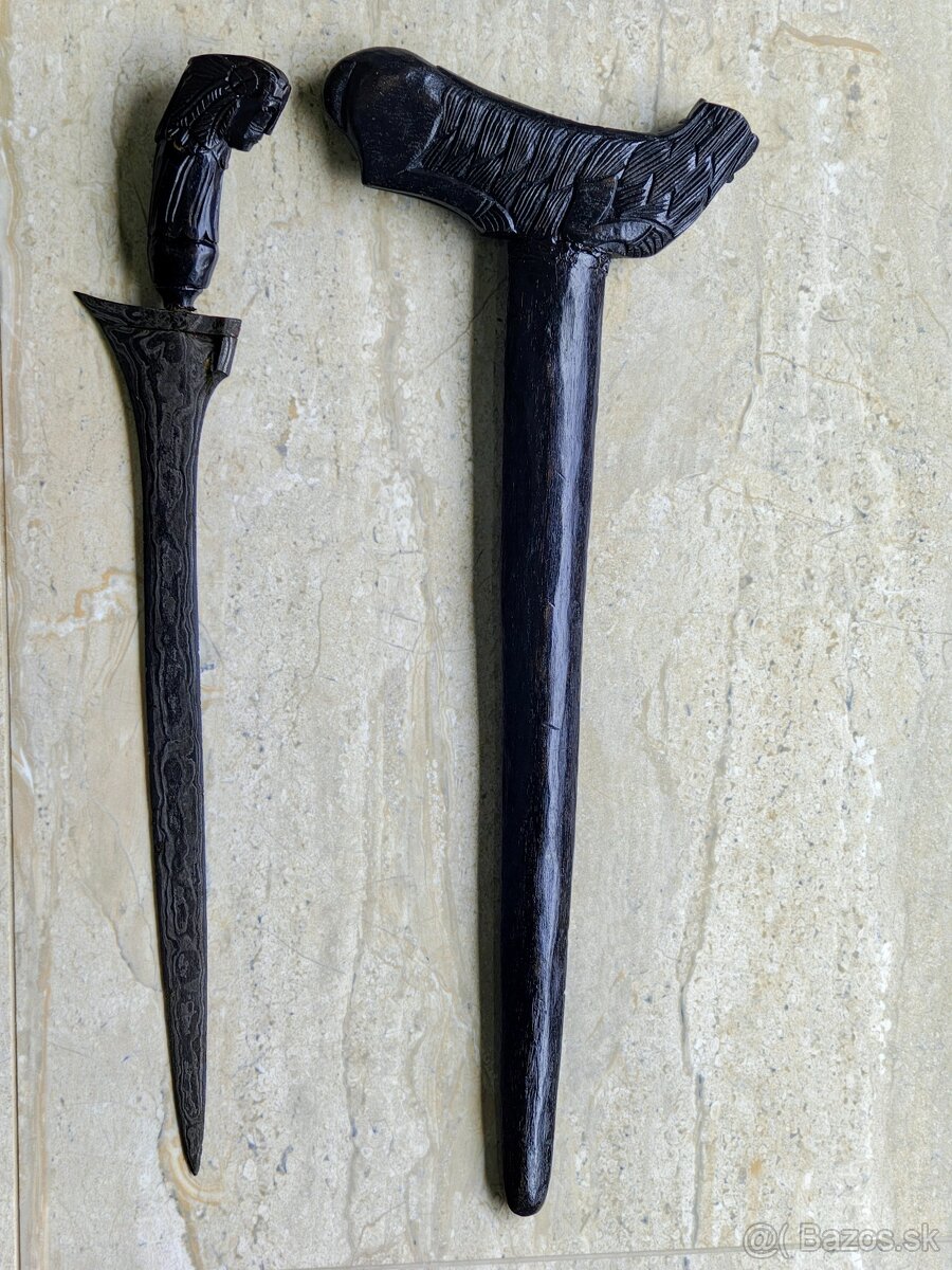Meč Kris (keris) Madurský ľud Jáva Indonézia 1900-1910 - 3