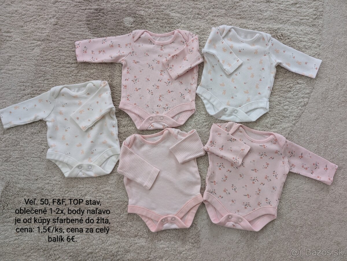Oblečenie pre dievčatko veľ. 50 - 3