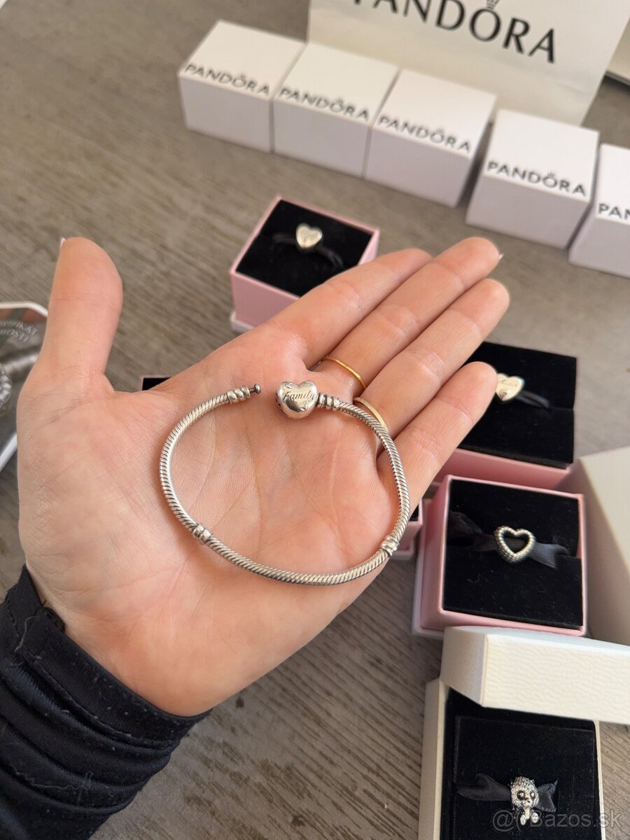 Pandora náramok + korálky - 3
