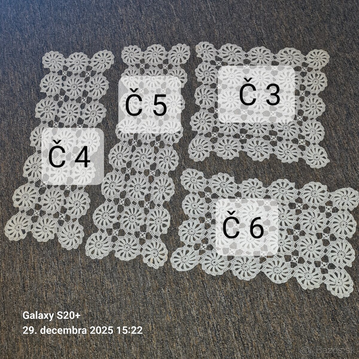 Súprava háčkovaných dečiek - 3