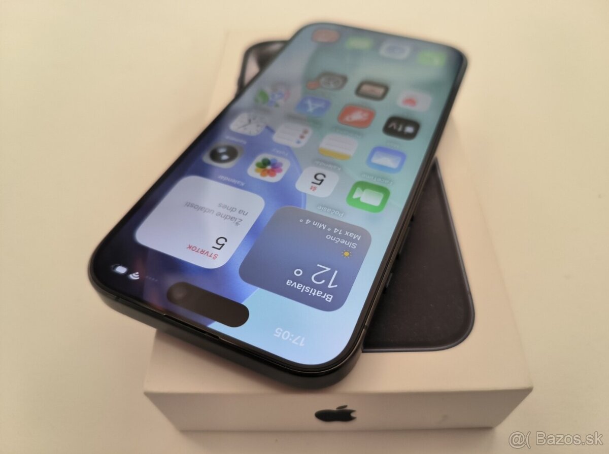 apple iphone 15 PRO 128gb Blue / Batéria 86% - 3