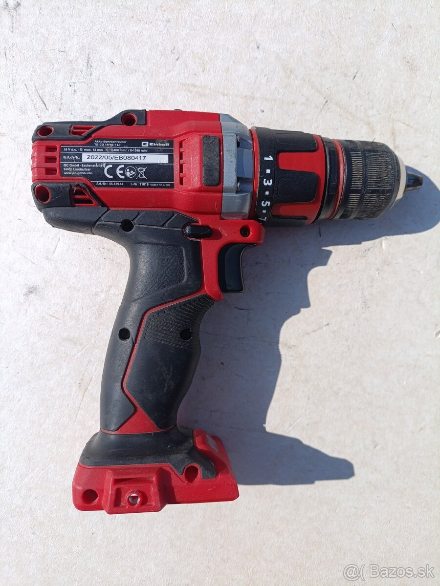 Einhell vŕtací skrutkovač 18V - 3