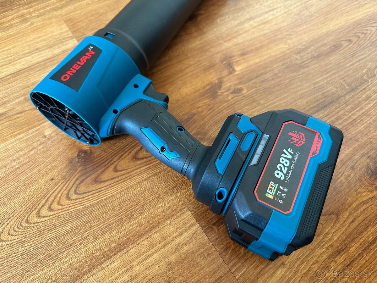 AKU bezuhlíkový TURBO fúkač 4000W / 300 000 ot. / 400 m/s - 3